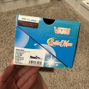 Kids Sailor Moon Vans size 1